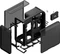 Hyte X50 Air Pitch Black, schwarz Vorschaubild