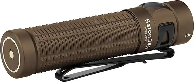 OLight Baton 3 Pro Taschenlampe desert tan