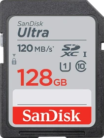 SanDisk Ultra R120 128GB, UHS-I U1, Class 10