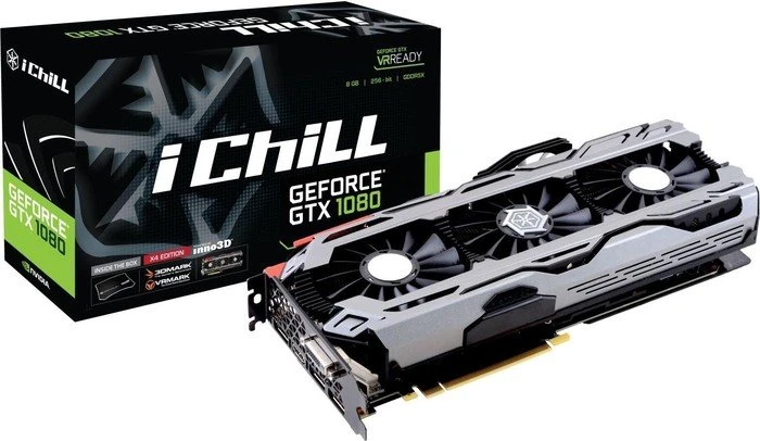 INNO3D GeForce GTX 1080 iCHILL X4, 8GB GDDR5X, DVI, HDMI, 3x DP