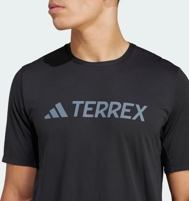 adidas Terrex Multi Climacool Logo Tech Funktionsshirt kurzarm schwarz (Herren)
