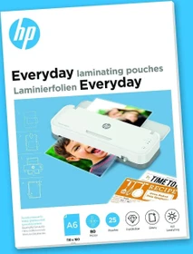 HP Laminierfolien Everyday, A6, 2x 80µm, 25 Stück