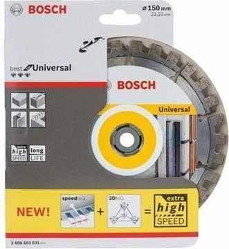 Bosch Professional Best for Universal Diamanttrennscheibe, 150x2.4x22.23mm, 1 Stück