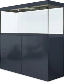 amtra Alux 330 LED Aquarium-Set mit Unterschrank, schwarz, 330l