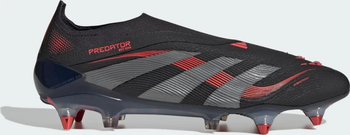 adidas Predator Elite Laceless SG core black/grey four/lucid red