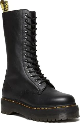 Dr. Martens 1B99 Pisa Leather Mid Calf Lace Up Boots schwarz