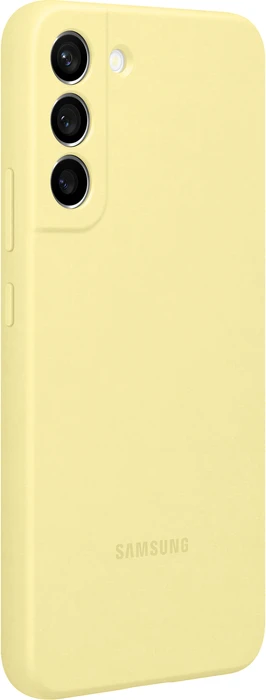 Samsung Silicone Cover für Galaxy S22+ Butter Yellow