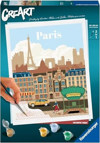 Ravensburger Malen nach Zahlen CreArt Colorful Paris
