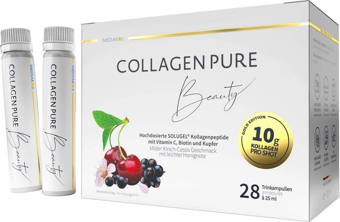 Mediakos Collagen Pure Beauty 10g Gold Trinkampullen
