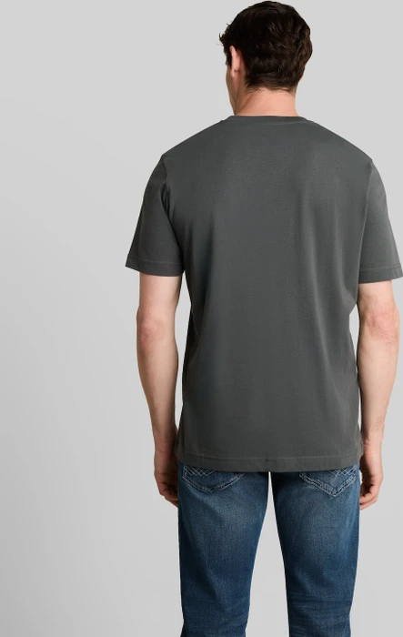 Tom Tailor Logo-Print T-Shirt kurzarm grün (Herren)