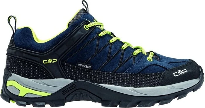 CMP Rigel Low WP Suede asphalt/lime green (Herren)