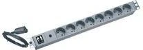 Online USV 19" USV-Kaltgeräteadapter, 1HE, 8-fach, 240V, 2m