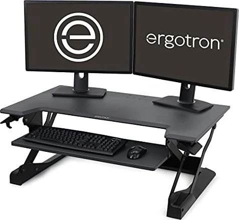 Ergotron WorkFit TL Schreibtischaufsatz 95x64cm schwarz/schwarz