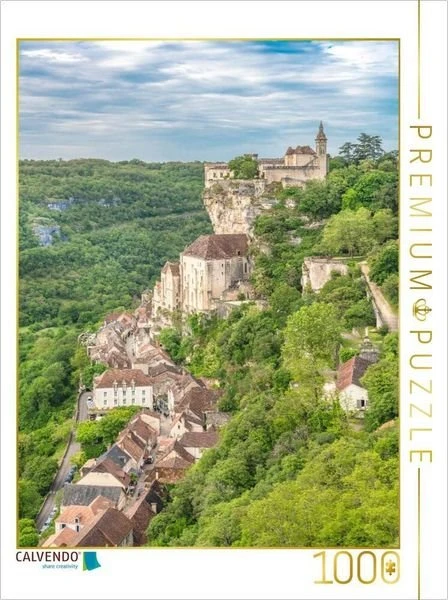 Calvendo Der pittoreske Wallfahrtsort Rocamadour liegt an einem steilen Kalkfelsen