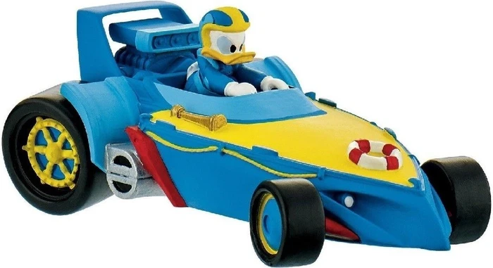Bullyland Comic World - Micky und die flotten Flitzer - Donald im Auto