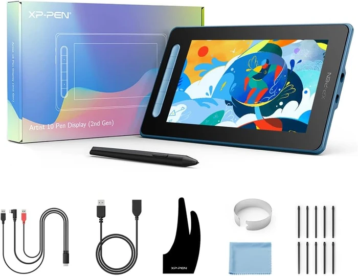 XP-Pen Artist 10 (2. Generation), blau