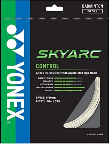 Yonex Skyarc Badmintonsaite weiß 10m