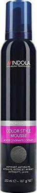 Indola Color Style Mousse temporäre Haarfarbe anthrazit, 200ml