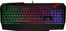 MSI Interceptor DS4200 Gaming Keyboard, USB, DE