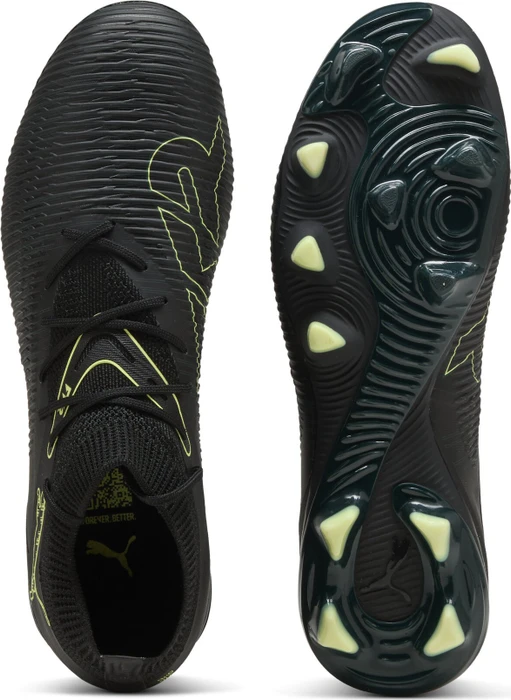 Puma Future 8 Match FG/AG puma black/fizzy light/green terrain (Junior)