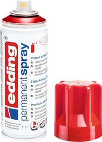 edding 5200 Permanentspray Premium-Acryllack RAL 3020 verkehrsrot glänzend, 200ml