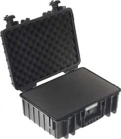 B&W International Outdoor Case Typ 5000 Koffer schwarz mit Schaumstoffeinsatz