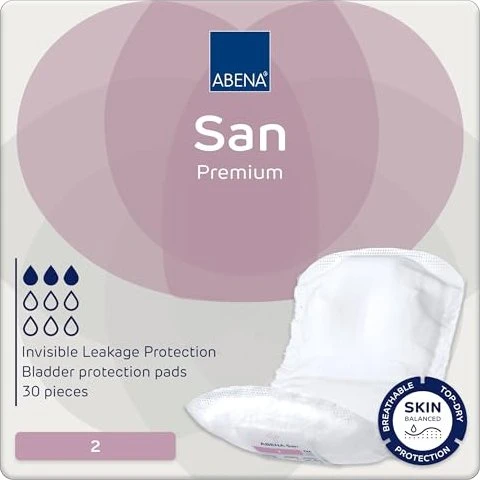 Abena San Premium 2 Hygieneeinlage, 30 Stück