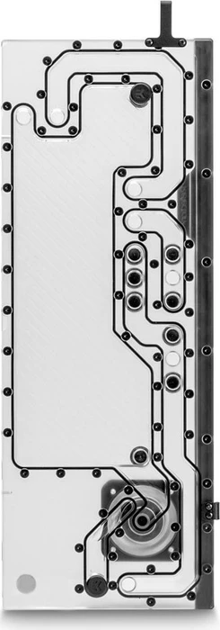EK Water Blocks Quantum Line EK-Quantum Reflection² Fractal XL D5 PWM D-RGB, Verteilerplatte mit Pumpe, Acryl
