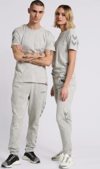 hummel Legacy Chevron T-Shirt kurzarm grey melange