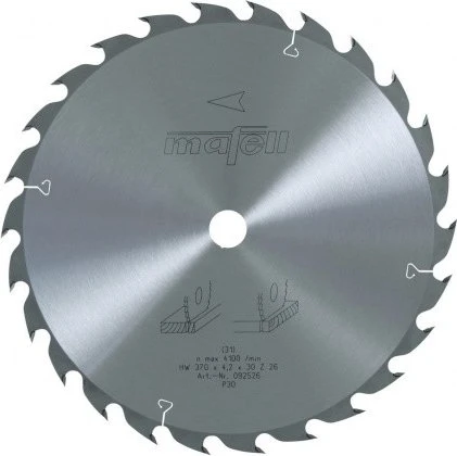 Mafell HM Kreissägeblatt 26Z, 370x2.5x30mm, 1 Stück