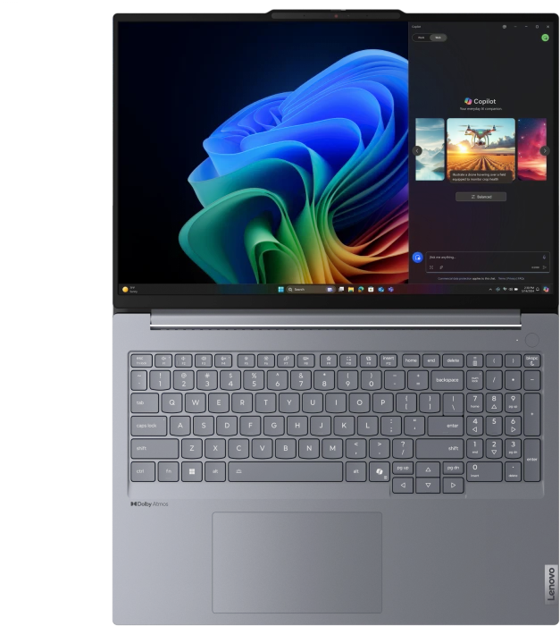 Lenovo ThinkBook 16 G7 QOY, Luna Grey, Snapdragon X Plus - X1P-42-100, 16GB RAM, 512GB SSD, DE