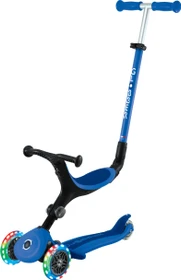 Globber Go Up Active Lights Kickboard navy blue/black