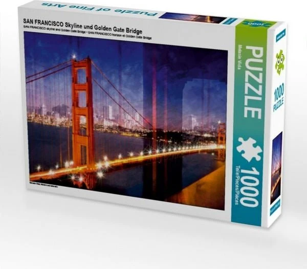 Calvendo San Francisco Skyline und Golden Gate Bridge