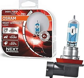 Osram Night Breaker Laser H11 55W +150%, 2er-Pack Box