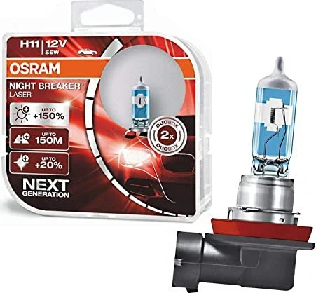 Osram Night Breaker Laser H11 55W +150%, 2er-Pack Box