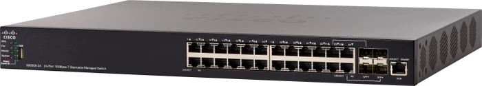 Cisco SX550X Rackmount 10G Managed Switch, 20x RJ-45, 4x RJ-45/SFP+