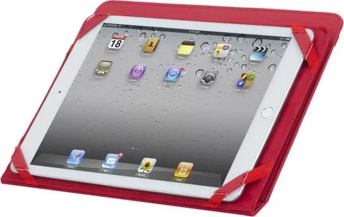 RivaCase Gatwick Kick-Stand Folio Case 3217 passend für Tablets 10.1"-11", rot
