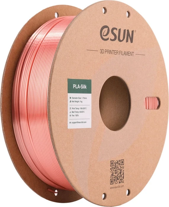 eSUN eSilk-PLA, Rose gold, Spule, 1.75mm, 1.00kg