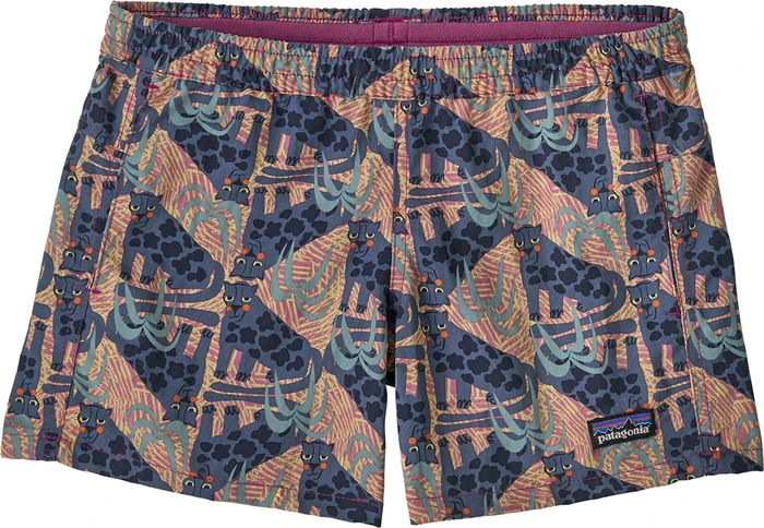 Patagonia Baggies Shorts 4" Unlined Hose kurz jaggy: faded magenta (Junior)