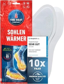 The Heat Company Sohlenwärmer Einlegesohlen, 10 Paare