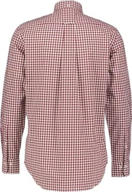 Gant Regular Fit Classic Gingham Popeline Hemd langarm plumped red (Herren)