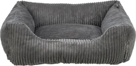 Trixie Orthopädisches Cord-Bett, 60x50cm, Dunkelgrau