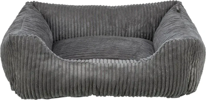 Trixie Orthopädisches Cord-Bett, 60x50cm, Dunkelgrau