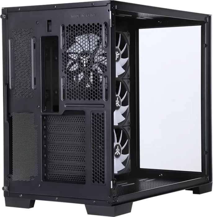 iTek Dark Cave Black, Glasfenster