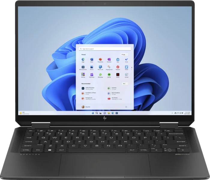 HP Spectre x360 2-in-1 14-eu0766ng, Nightfall Black, Core Ultra 7 155H, 16GB RAM, 1TB SSD, DE