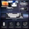 Redragon Ucal K673 Pro, schwarz/weiß, LEDs RGB, Redragon RED, USB/Bluetooth, US Vorschaubild