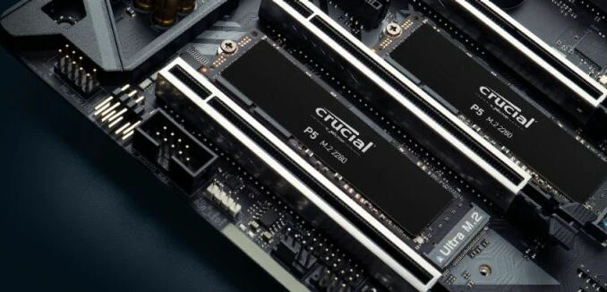 Crucial P5 SSD 2TB, M.2 2280 / M-Key / PCIe 3.0 x4