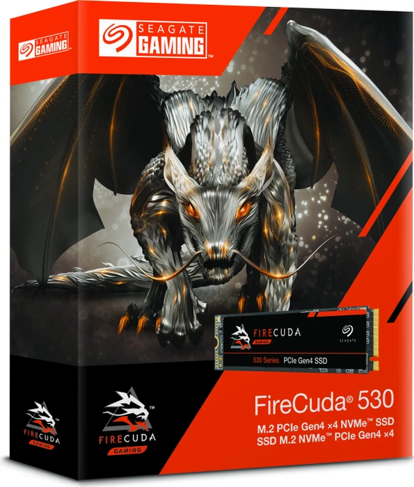 Seagate FireCuda 530 SSD +Rescue 1TB, M.2 2280 / M-Key / PCIe 4.0 x4