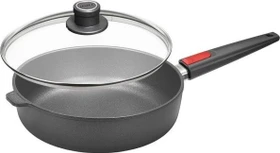 Woll nowo Titanium Induction Hochrandpfanne mit abnehmbarem Griff und Glasdeckel 28cm 3.5l