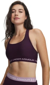 Under Armour Armour Mid Crossback Sport-BH purple/mauve pink (Damen)